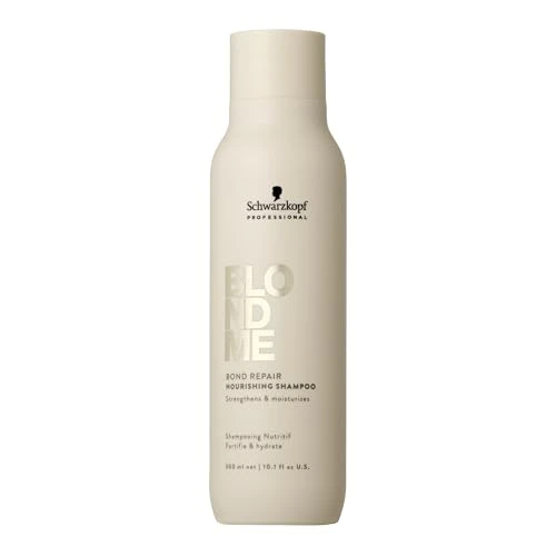 Offerta a tempo: Schwarzkopf Professional BLONDME Bond Repair Nourishing Shampoo - Shampoo Nutriente Riparatore - Olio di Mandorla e Tè Bianco 300ml - 37% da 19.39 € a 12.24 €