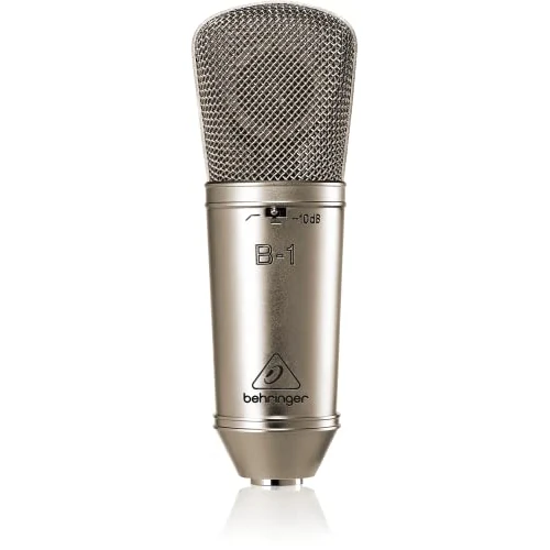 Limited-time offer: Behringer B-1 Large-Diaphragm Studio Condenser Microphone. Professional XLR Microphone For Singing, ASMR & Recording Vocals. Premium Podcast Equipment & Streaming Mic For PC from 58.15 £ to 58.15 £ (save 0.00%)