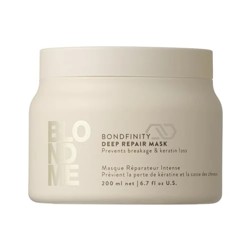 Offerta a tempo: Schwarzkopf Professional BLONDME Bondfinity Deep Repair Mask - Maschera Riparatrice Profonda - Trattamento Rinforzante 200ml - 6% da 18.99 € a 17.90 €