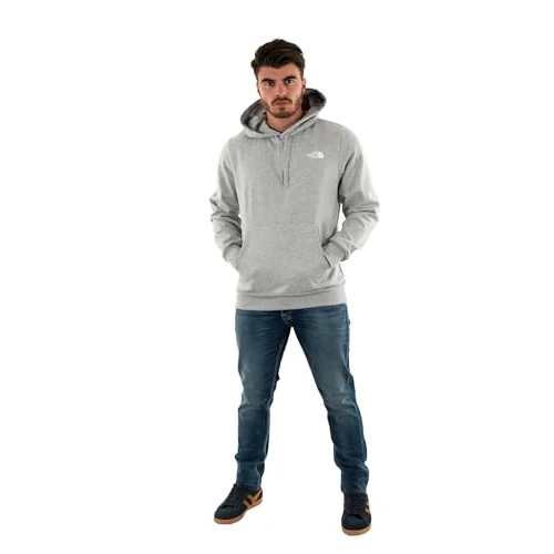 Offre limitée : The North Face NF0A89FCDYX M Simple Dome Hoodie Sweatshirt Homme TNF Light Grey Heather Taille L de 70.00 € à 60.95 € (13% de remise)
