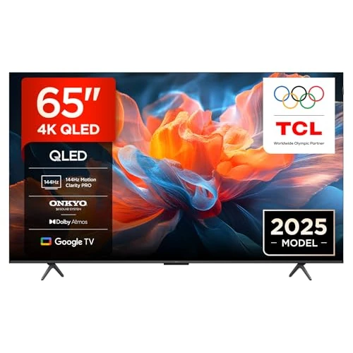 Oferta limitowana: TCL 65T8C 65" QLED 4K HDR Ultra HD TV, Smart TV Powered by Google TV (Dolby Vision & Atmos, 144 Hz Motion Clarity Pro, FreeSync, Onkyo 2.1 Sound, sterowanie głosem) z 1107.08 zł na 609.00 zł (oszczędź 44.99%)