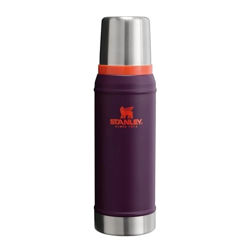 Offre limitee: STANLEY 1913 Classic Legendary Thermos 0.75L - Maintient la Température 20h (Chaud/Froid) - Bouteille Isotherme 750 ml - Sans BPA - Gourde Isotherme en Acier Inoxydable - Gourde Inox - Plum de 56.00 EUR a 33.60 EUR (economie 40%)