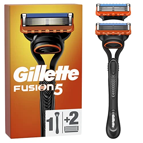 Offerta a tempo: Gillette Fusion5 Rasoio Da Uomo, 1 Rasoio, 2 Lamette Di Ricambio - 8% da 12.99 € a 11.99 €