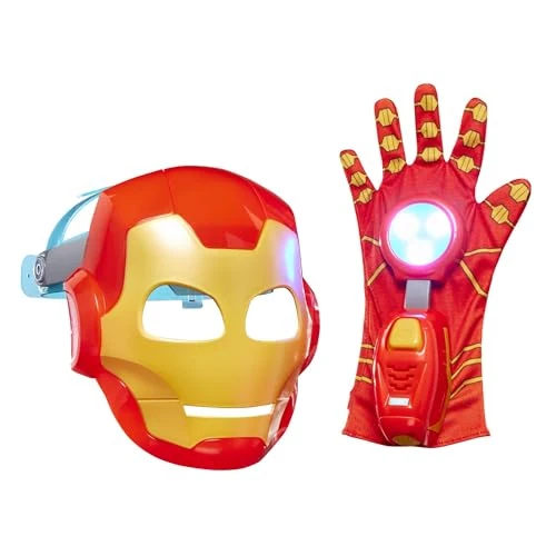 Zeitlich begrenztes Angebot: Marvel Iron Man und Seine fantastischen Freunde Hightech Helden-Spielset, Iron Man Maske und elektronischer Handschuh, Superhelden-Spielzeug für Kinder, ab 3 Jahren von 32.99 € auf 32.99 € (0.00% Rabatt)