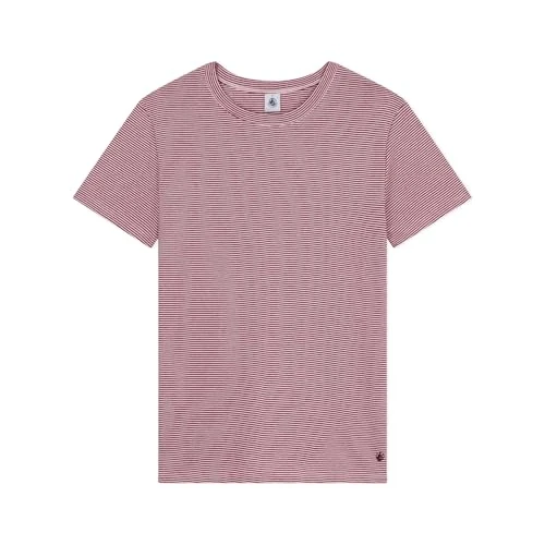 Petit Bateau Tee-Shirt Femme l'iconique en Coton Manches Courtes