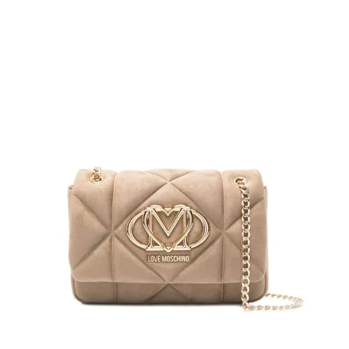 Love Moschino Tasche Embosed Velour PL Sand, Einheitsgröße, sandfarben, Einheitsgröße