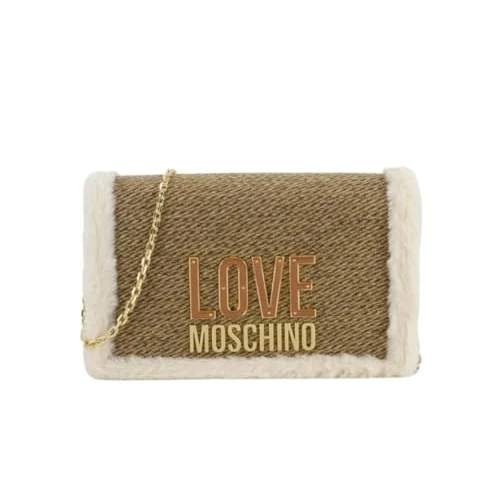 Love Moschino BOLSO PL CUERO + PU CUERO + SOFT PL NAT, cuero, Talla única