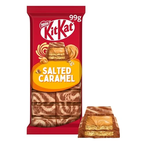 Zeitlich begrenztes Angebot: KITKAT Tafel Salted Caramel,1er Pack (1 x 99g) von 2.29 € auf 2.29 € (0.00% Rabatt)