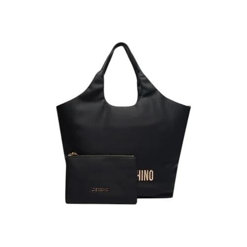 Offerta a tempo: Love Moschino BORSA PU GRS NERO+HAMMERED LOGO - 41% da 111.64 € a 65.57 €
