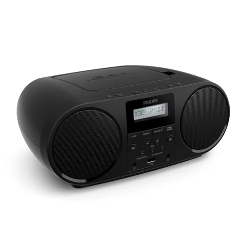Tijdelijke aanbieding: PHILIPS TAZ6000 All-in-One CD-speler met DAB+/FM-radio, Bluetooth 5.4, USB, Batterij/AC-voeding, Dynamic Bass, Gerecyclede materialen en 3,5 mm hoofdtelefoonaansluiting van 119.99 € naar 71.17 € (41% korting)