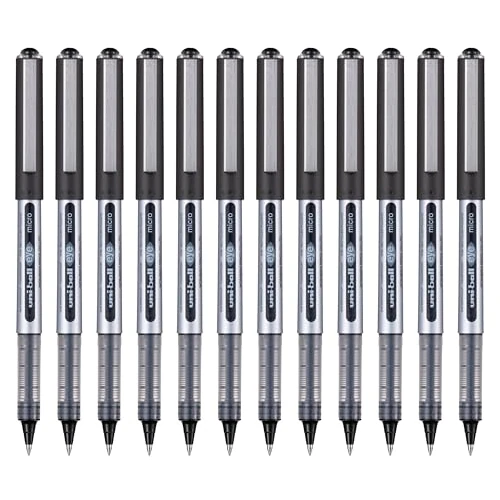 Offerta a tempo: uni-ball Penna a sfera a inchiostro liquido Eye Micro UB-150E, nero, 0,5 mm, confezione da 12 pezzi - 6% da 23.07 € a 21.73 €