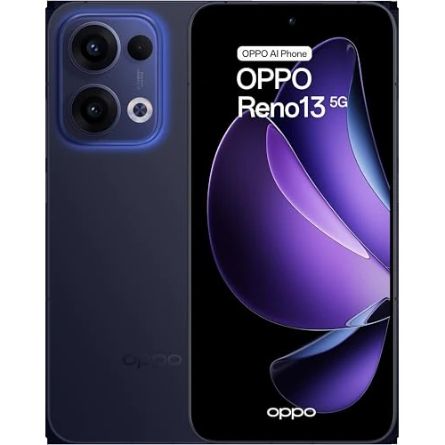 Offerta a tempo: OPPO Reno13 5G AI Smartphone, Tripla fotocamera 50+8+2MP — 38% da 549,99 € a 339,90 €