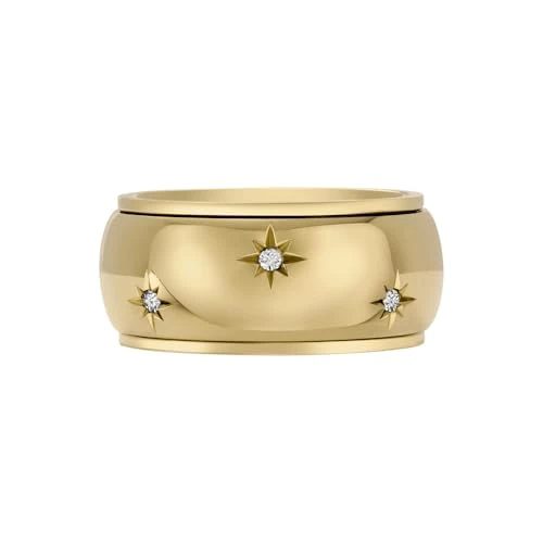 Limited offer: Fossil 32029884 Women's Ring Stainless Steel Glass Stone from 55.00 EUR to 55.00 EUR (save 0%)