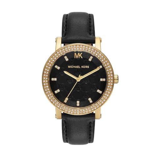 Zeitlich begrenztes Angebot: Michael Kors Corey Watch for Women, Quartz Three Hand Movement with Alloy or Leather Strap von 56.10 € auf 56.10 € (0.00% Rabatt)
