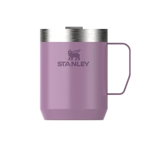 Stanley 1913 Classic Legendary Camp Mug 0.23L - Houdt 1 Uur Warm - Vacuüm Geïsoleerde Camping Mok - BPA-Vrij - Vaatwasserbestendig - Roestvrijstalen Thermosbeker - Lilac Gloss