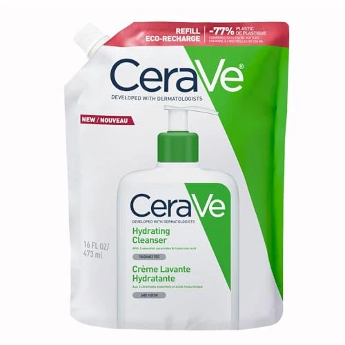 Oferta ograniczona: CeraVe Hydrating Cleans Refill Pouch z 14.32 EUR na 10.49 EUR (znizka 27%)