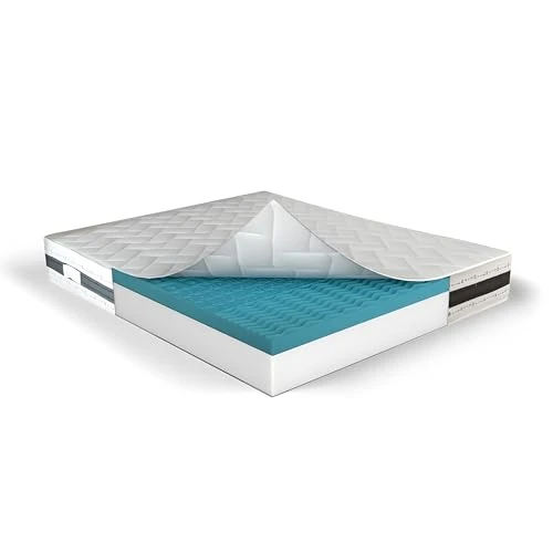 Offre limitée : MUUN Matelas double 160 x 200 cm en mousse à mémoire de forme, H 30 cm, hypoallergénique et hypoallergénique, isole le mouvement, faible entretien, souple et doux, garanti 20 ans, modèle IRIS de 224.98 EUR à 202.48 EUR (remise 10%)