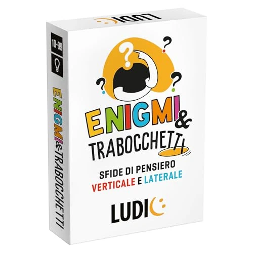 Oferta limitada: LUDIC – Acertijos y desbordamientos – Desafíos de pensamiento vertical y lateral – Juego de mesa para 1 o más jugadores, 10 años, un juego de cartas para toda la familia| IT60858 de 10.75 € a 10.75 € (ahorro 0.00%)