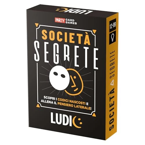 LUDIC - Geheime genootschap - Ontdek verborgen codes en train het zijdenken. - gezelschapsspel 2-6 spelers, 8+, Een kaartspel voor het hele gezin | IT59933