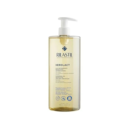 Oferta limitowana: Rilastil Xerolact ochronny olejek oczyszczający do twarzy i ciała przeciw podrażnieniom, 1000 ml z 78.60 zł na 78.60 zł (oszczędź 0.00%)