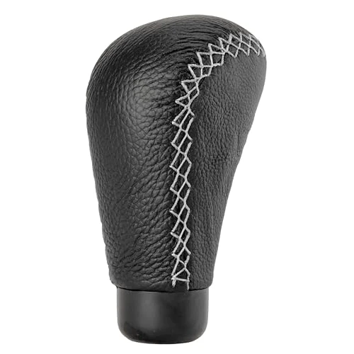 Oferta limitada: +PWR Car Parts Pomo de Cambio de Marchas Universal Modelo Class Simil Piel Negra con Costura Gris. Sin Gatillo. Diseño Elegante y Deportivo. de 7.88 € a 5.80 € (ahorro 26%)