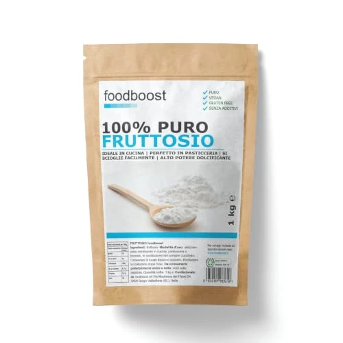 Offerta a tempo: foodboost Fruttosio in Polvere 1 kg con Dosatore - 10% da 12.60 € a 11.37 €