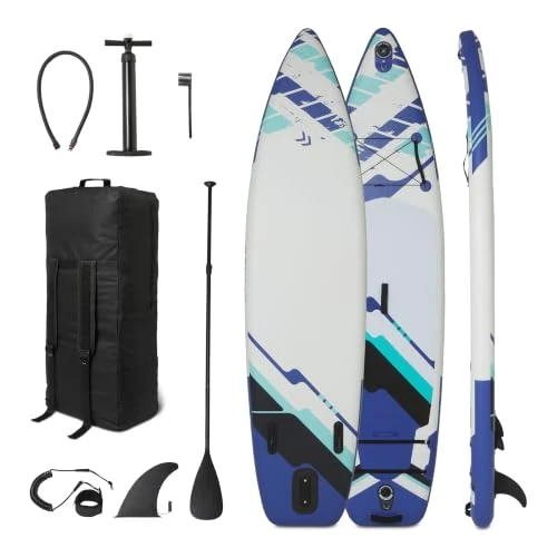 Offerta a tempo: Amazon Basics Tavola da Stand Up Paddle con Kit Accessori Completo, 335 cm x 84 cm, Blu - 30% da 178.49 € a 124.36 €