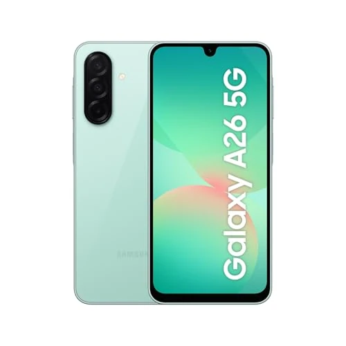 Offerta a tempo: Samsung Galaxy A26 5G, Smartphone con Funzioni intelligenti, 3 anni di Garanzia del produttore, Display Super AMOLED 6.7”, 8GB RAM, 256GB, 5.000 mAh, memoria espandibile, Mint [Versione Italiana] - 0.00% da 235.00 € a 235.00 €