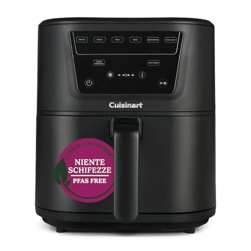 Cuisinart Compact Max Air Fryer | Large Capacity 7.6L, 8 Servings PFAS Free Frying, Grill, Cooking, Dehydrating, 36% More Compact 33% Spacier Dishwasher Safe Parts