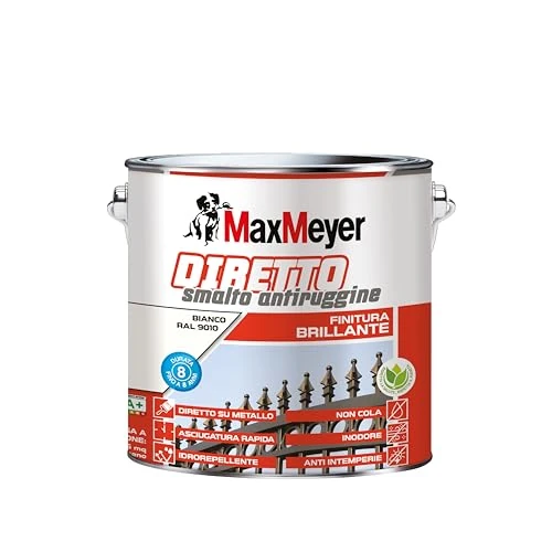 Offerta a tempo: MAXMEYER Diretto Antiruggine Brillante R9010 Bianco 2 L - 27% da 66.90 € a 48.91 €