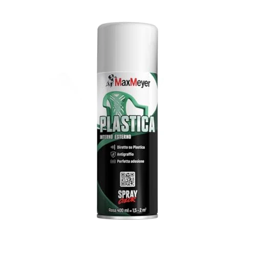 Offerta a tempo: MAXMEYER Spray Plastica Bianco R9010 0.400 L - 41% da 13.50 € a 7.99 €