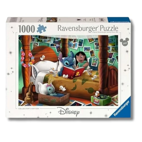 Offerta a tempo: Ravensburger - Puzzle 1000 Pezzi Disney Lilo & Stitch | Puzzle Stitch Per Adulti E Bambini Con Una Misura Di 70x50 Cm | Regalo Per Adulti E Bambini Da 14 Anni E Più - 43% da 14.95 € a 8.48 €