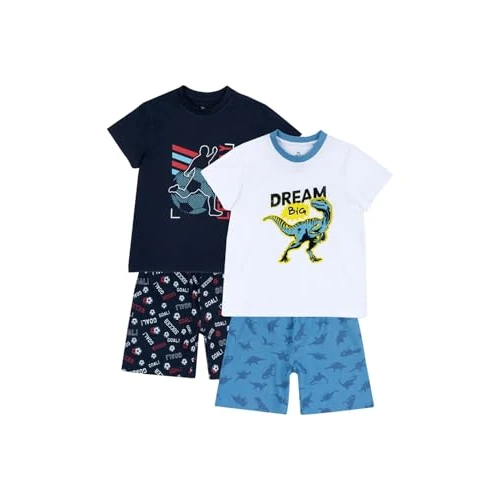 Offerta a tempo: Chicco, Pigiami Bambino e Bambina, Set di 2 Pigiami Corti, con T-Shirt e Pantaloncini, in 100% Cotone, Ottimi per la Primavera e l'Estate, Abbigliamento Bambino e Bambina - 0.00% da 23.35 € a 23.35 €