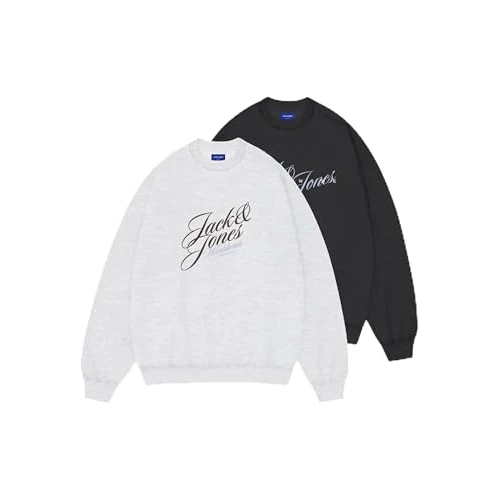Limitiertes Angebot: JACK & JONES Jorinwood Sweat Crew Neck FST 2Pk Mp von 22.43 EUR auf 22.43 EUR (Spare 0%)