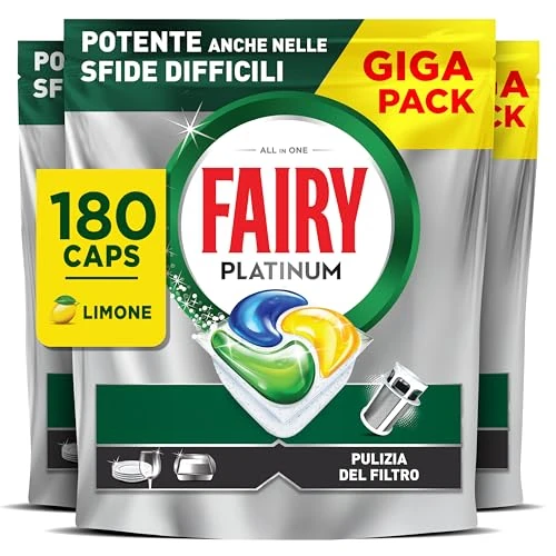 Offerta a tempo: Fairy Platinum Detersivo Pastiglie Lavastoviglie Brillantante — 27% da 59,96 € a 44,00 €