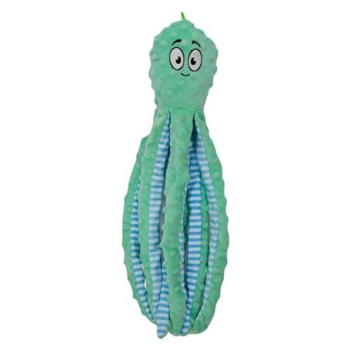 Tijdelijke aanbieding: JACK AND VANILLA, Interactief hondenspeelgoed in octopusvorm, 45 cm, appelgroen, zacht en duurzaam, ideaal voor grote maten, machinewasbaar, gegarandeerd plezier, model Bubble Plush van 12.71 € naar 12.71 € (0.00% korting)