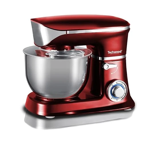 Limitiertes Angebot: Knetroboter 6,5 l – 1300 W TRP-6555 TECHWOOD, Red von 122.69 EUR auf 122.69 EUR (Spare 0%)