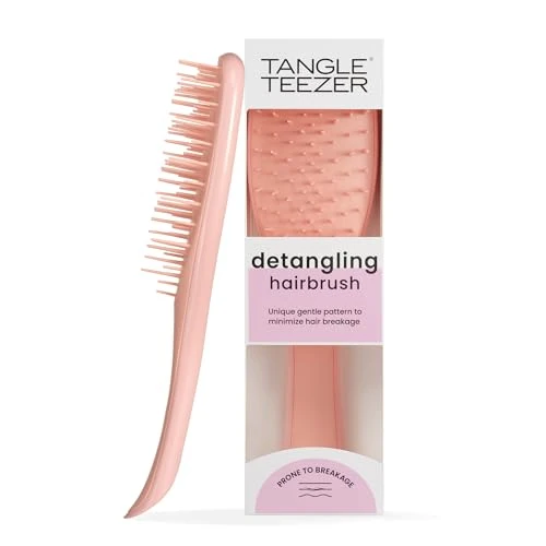 Tangle Teezer Ultimate Detangler Haarbürste für Nasses & Trockenes Haar – Besonders sanft - Weit Abstehende Borsten für Sanftes & Effektives Entwirren – Weniger Haarausfall & Haarbruch – Safran