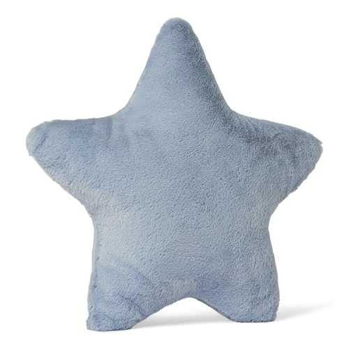 Zeitlich begrenztes Angebot: Amazon Basics Sternförmiges Plüschtier Kissen, Dekoratives Spielzeug Stofftier für Bett oder Sofa, Kinderzimmer Deko, Blau von 17.10 € auf 17.10 € (0.00% Rabatt)