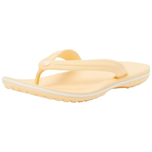 Crocs Unisexe Adulte Crocband Flip Tongs, Golden Hour, 43/44 EU