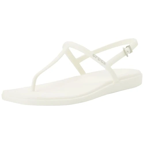 Oferta limitada: Crocs Mujer Miami Thong Flip Chancla de dedo, Chalk, 37/38 EU de 39.99 € a 31.19 € (ahorro 22%)
