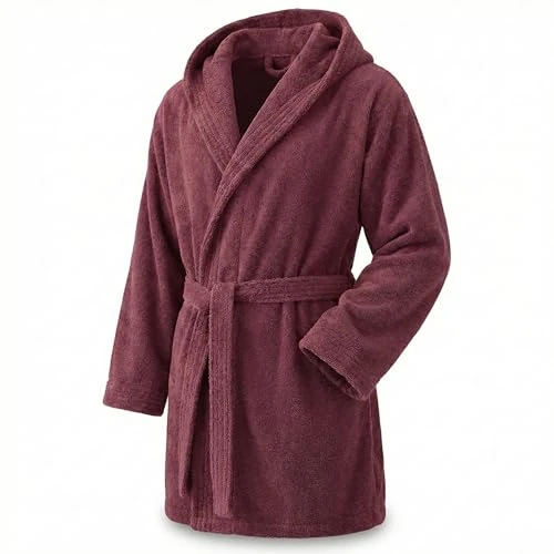 Offerta a tempo: Top Towel - Elegant - Accappatoio per donna e uomo 100% cotone, 500 g/m² - Opzione con cappuccio o senza cappuccio - Morbido e assorbente per doccia, spa e piscina - 0.00% da 36.20 € a 36.20 €