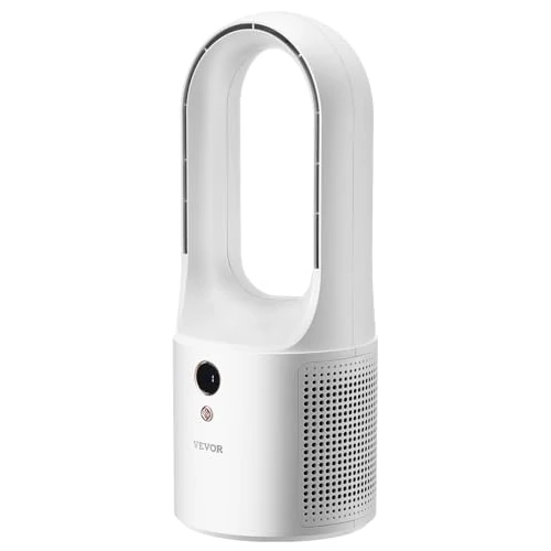 Limitiertes Angebot: VEVOR Tischventilator ohne Flügel, 330 mm tragbarer Ventilator, 6-Gang-USB-Kühler, leiser Turmventilator mit Tastensteuerung, LCD-Digitalanzeige, kinderfreundlich, für Schlafzimmer, Büro, Zuhause von 22.99 EUR auf 22.99 EUR (Spare 0%)