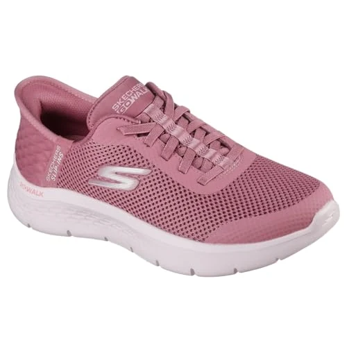 Zeitlich begrenztes Angebot: Skechers Damen Go Walk Flex Grand Entry Slip-InTurnschuhe, Rose Textile/Trim, 37.5 EU von 84.95 € auf 72.45 € (15% Rabatt)