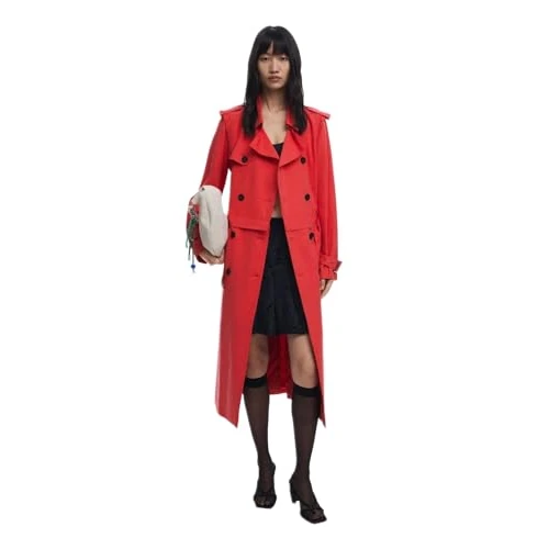 Offre limitée : Desigual TRENCH_MULTIRED, 3092 RED, S de 149.58 € à 91.65 € (38.73% de remise)