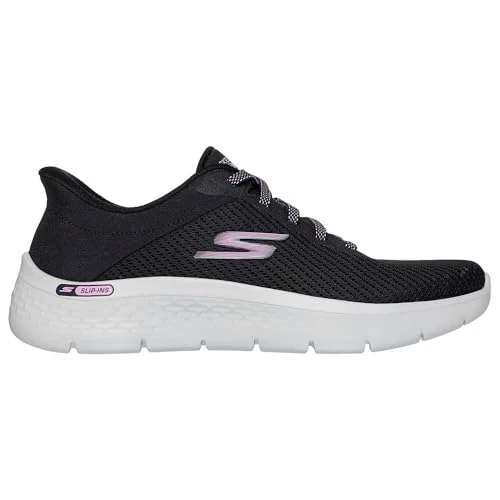 Oferta limitowana: Skechers Go Walk Flex Carla damskie sneakersy, Black Textile Trim, 38.5 EU z 262.39 zł na 262.39 zł (oszczędź 0.00%)