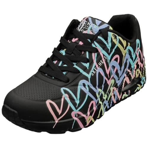Oferta limitowana: Skechers UNO damskie trampki Spread The Love, czarne, 42 EU, Czarny, 42 EU z 296.72 zł na 296.72 zł (oszczędź 0.00%)
