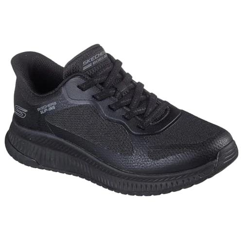 Oferta limitada: Skechers Mujer Bobs Squad 4 Staple Look Slip-In ENTRENADOR, Black Mesh, 38.5 EU de 80.00 € a 80.00 € (ahorro 0.00%)