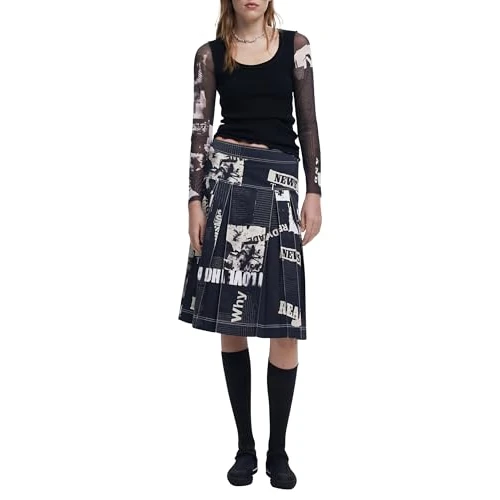 Limited offer: Desigual TS_Lisboa, 2000 Black, S from 69.95 EUR to 33.37 EUR (save 52%)