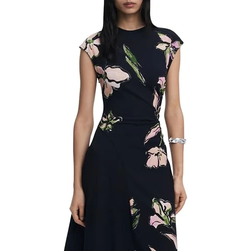 DESIGUAL ABITO LUNGO DONNA NERO